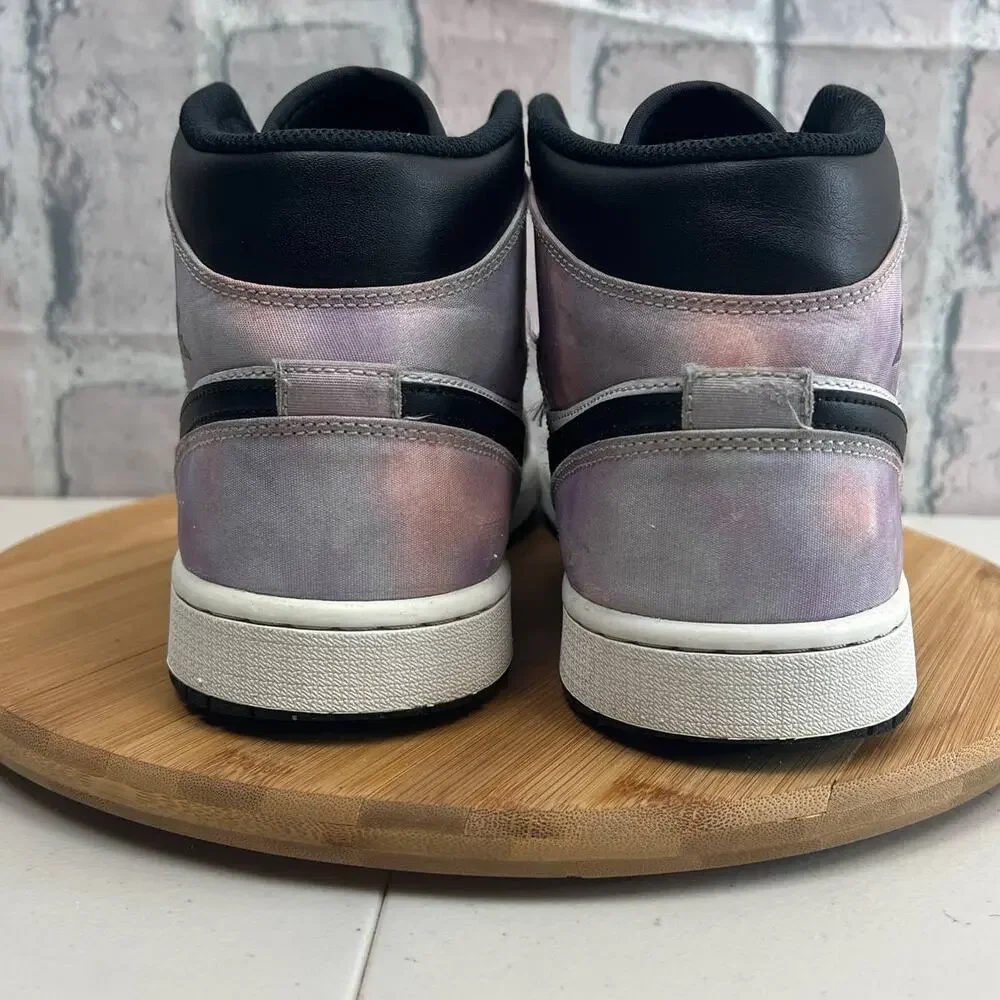 Nike Air Jordan Tie Dye Bleached Purple Pink Sneakers Size 11.5 DM1200-001 - Picture 4 of 13